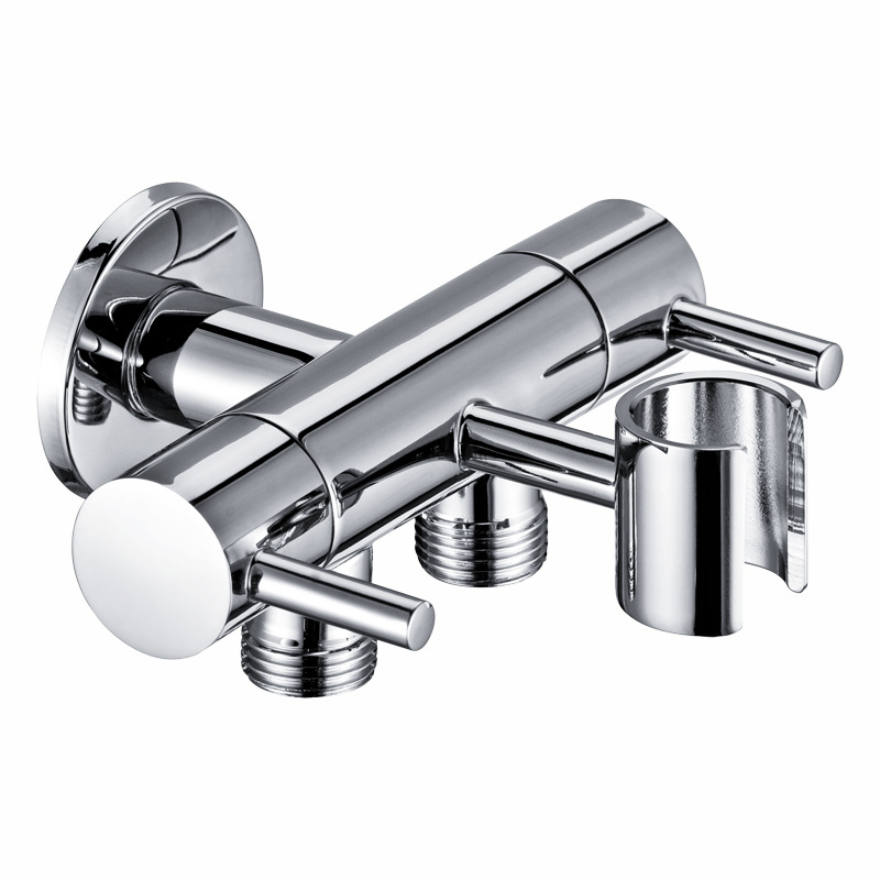 Chrome-spuštěný multi funkční mosaznou úhel ventilu vypnutí ventil